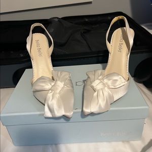 Bella Belle REESE Pointed Toe Heels With Bow For Brides